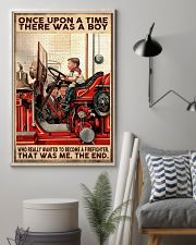 Firefighter A Boy Wanted To Become A Firefighter 16x24 Poster lifestyle-poster-1