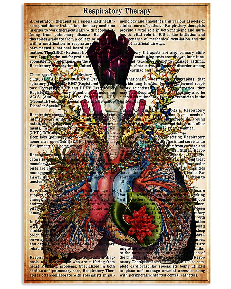 Respiratory Therapy Text 11x17 Poster