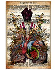 Respiratory Therapy Text 11x17 Poster front
