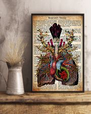Respiratory Therapy Text 11x17 Poster lifestyle-poster-3