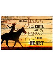 Horse Girl - She has fire in her soul 17x11 Poster front
