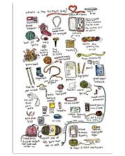Crochet - What's In The Knitter's Bag 11x17 Poster front
