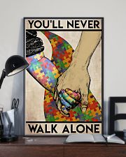 Autism You'll Never Walk Alone 11x17 Poster lifestyle-poster-2