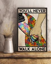 Autism You'll Never Walk Alone 11x17 Poster lifestyle-poster-3