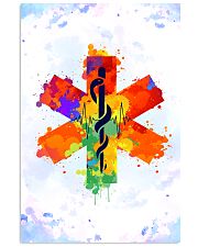 Paramedic Colorful Star of Life Logo 11x17 Poster front