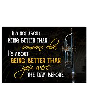 Trumpet Better Than You Were 17x11 Poster front