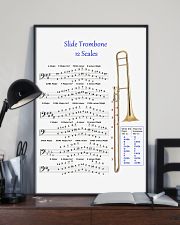 Trombonist slide trombone 12 scales poster 11x17 Poster lifestyle-poster-2