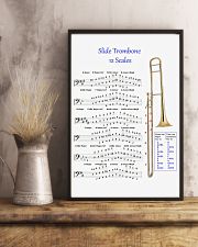 Trombonist slide trombone 12 scales poster 11x17 Poster lifestyle-poster-3