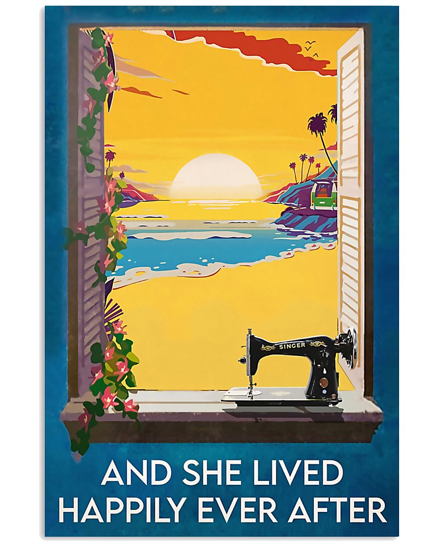 Sewing And She Lived Happily Ever After 11x17 Poster