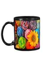 Crochet and knitting Sunflower Mug back