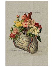 Flowers Heart Anatomy Cardiologist 11x17 Poster front