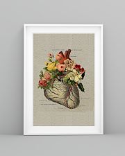 Flowers Heart Anatomy Cardiologist 11x17 Poster lifestyle-poster-5