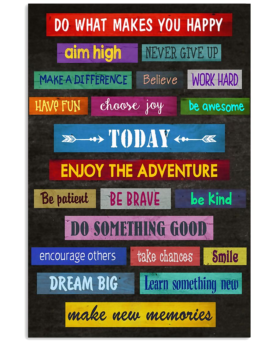 Social Worker Do what makes you happy 11x17 Poster