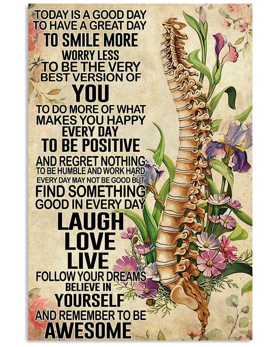 Chiropractic Today is a good day 11x17 Poster