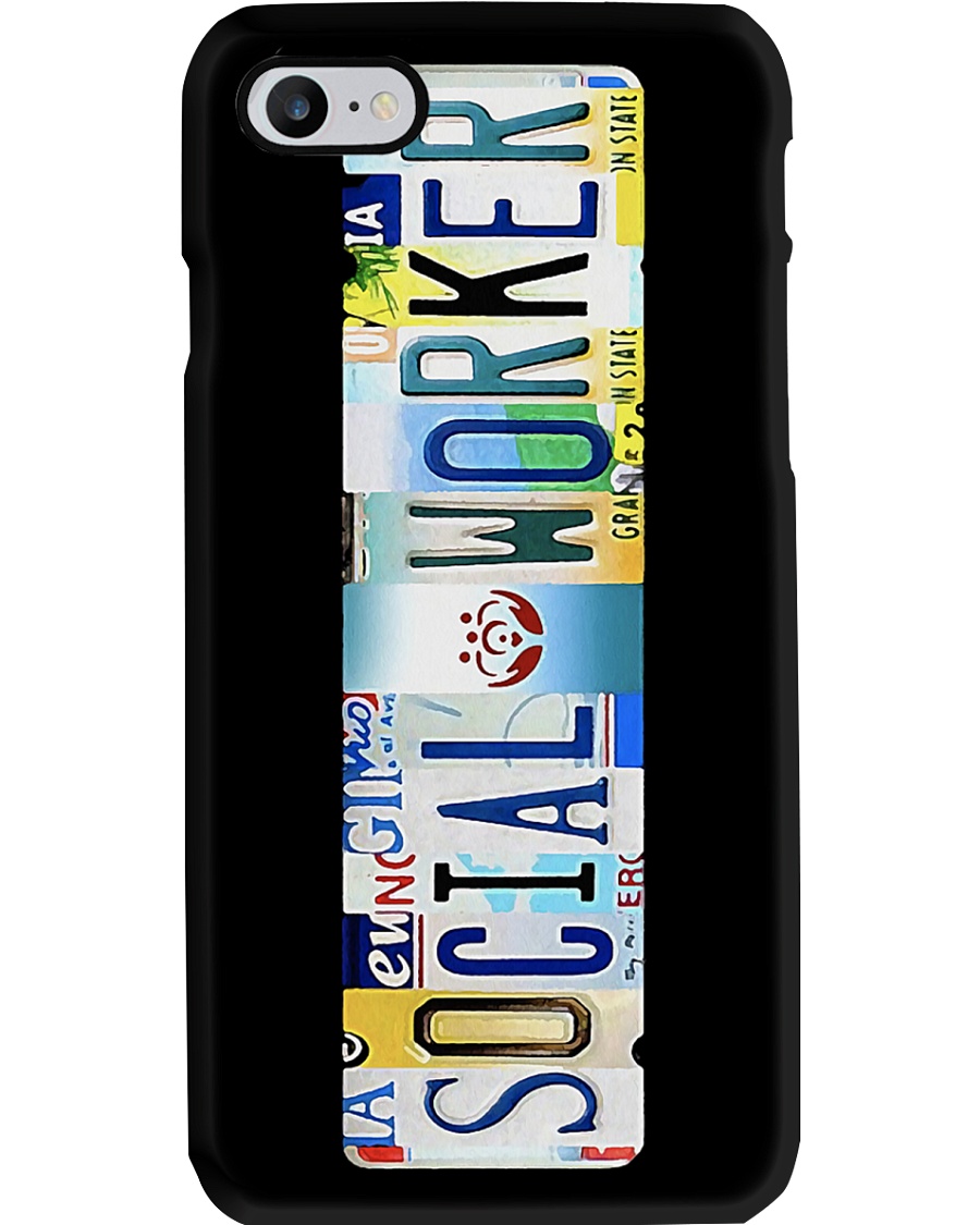 Social Worker Art Word Phone Case