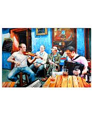 Accordionist Playing in a bar Poster 17x11 Poster front