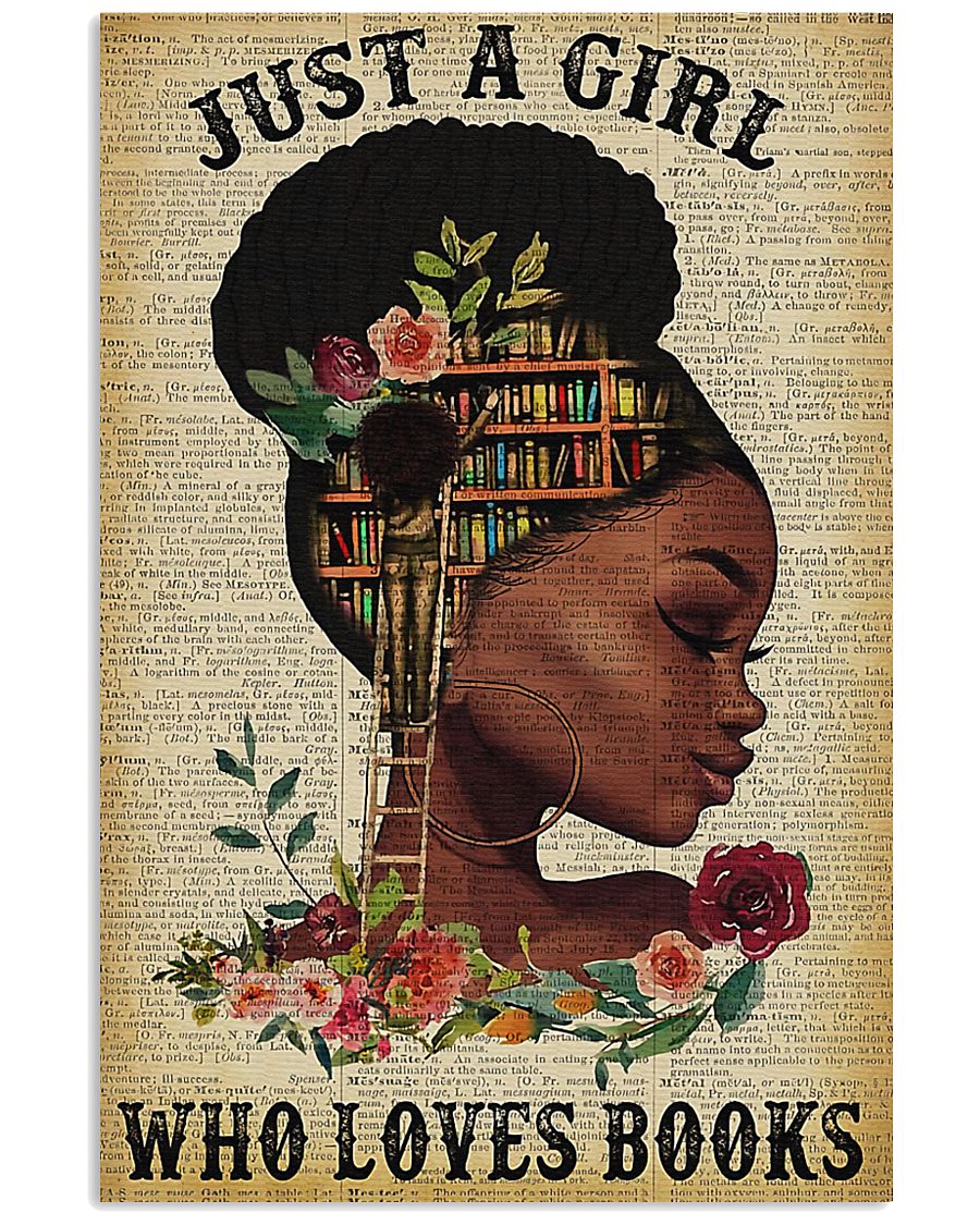 Librarian Just a girl who loves books 11x17 Poster