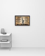 I am a saxophonist - I am strong 17x11 Poster poster-landscape-17x11-lifestyle-04