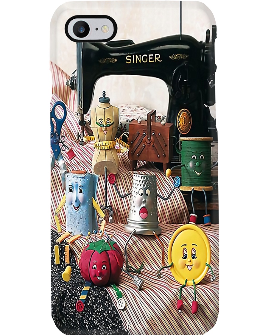 Colorful Sewing World Phone Case