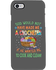 Knitting God Would Have Made Me A Crocheter Phone Case tile