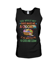 Knitting God Would Have Made Me A Crocheter Unisex Tank tile