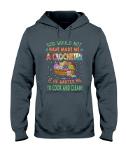 Knitting God Would Have Made Me A Crocheter Hooded Sweatshirt tile