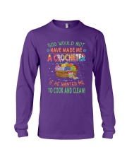 Knitting God Would Have Made Me A Crocheter Long Sleeve Tee tile