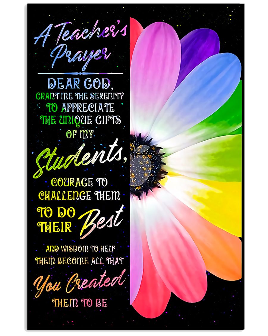 A Teacher's Prayer 11x17 Poster