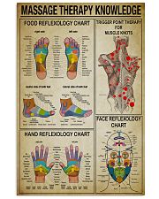 Massage Therapy knowledge 11x17 Poster front