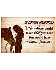 Horse Girl - In Loving Memories 17x11 Poster front