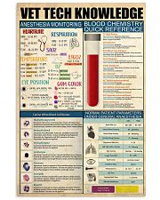 Veterinary tech knowledge 11x17 Poster front