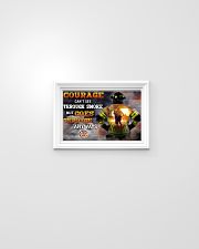 Firefighter Courage Can't See Through Smoke 17x11 Poster poster-landscape-17x11-lifestyle-02