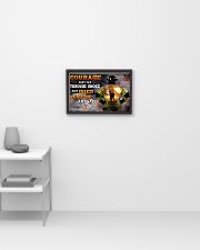 Firefighter Courage Can't See Through Smoke 17x11 Poster poster-landscape-17x11-lifestyle-04