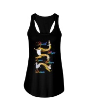 Ballet Faith Hope Love Believe Dream Ladies Flowy Tank thumbnail