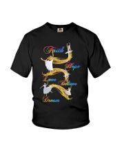 Ballet Faith Hope Love Believe Dream Youth T-Shirt thumbnail