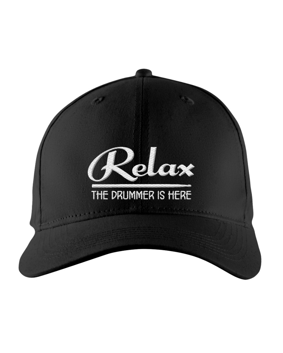 Relax the Drummer is here Embroidered Hat