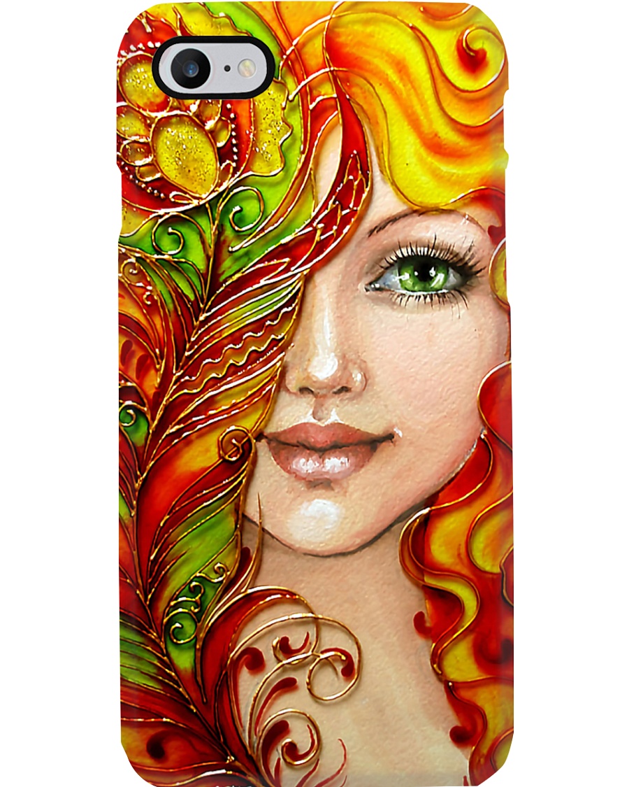 Redhead hair Phone Case