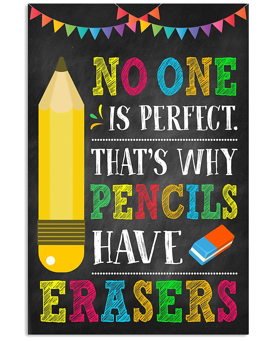 Teacher No One Is Perfect 11x17 Poster