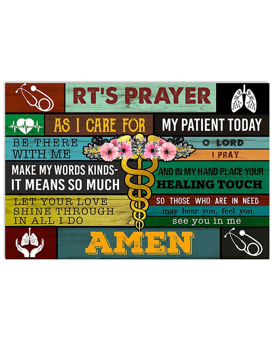 Respiratory Therapists' Prayer 17x11 Poster