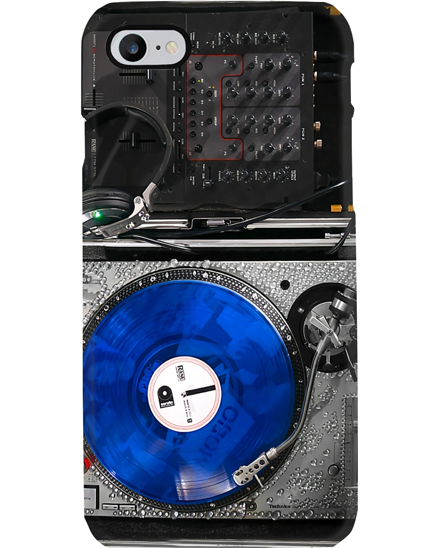 DJ Blue Mixing Phone Case