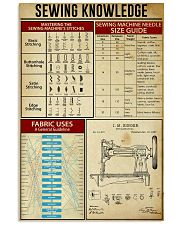Sewing Knowledge Vintage Art Print 11x17 Poster front