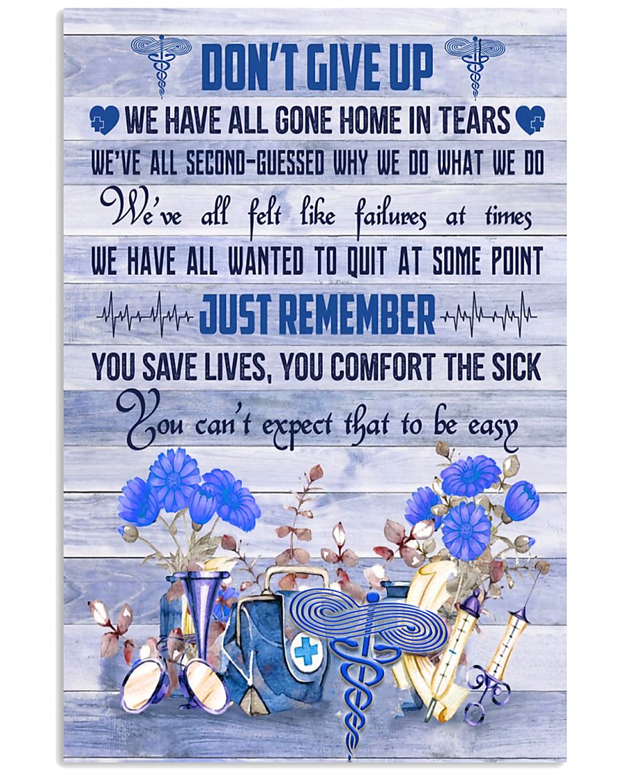 Respiratory Therapist Dont Give Up 11x17 Poster