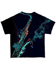 Saxophone Saxophonist Unique Gift All-over T-Shirt back
