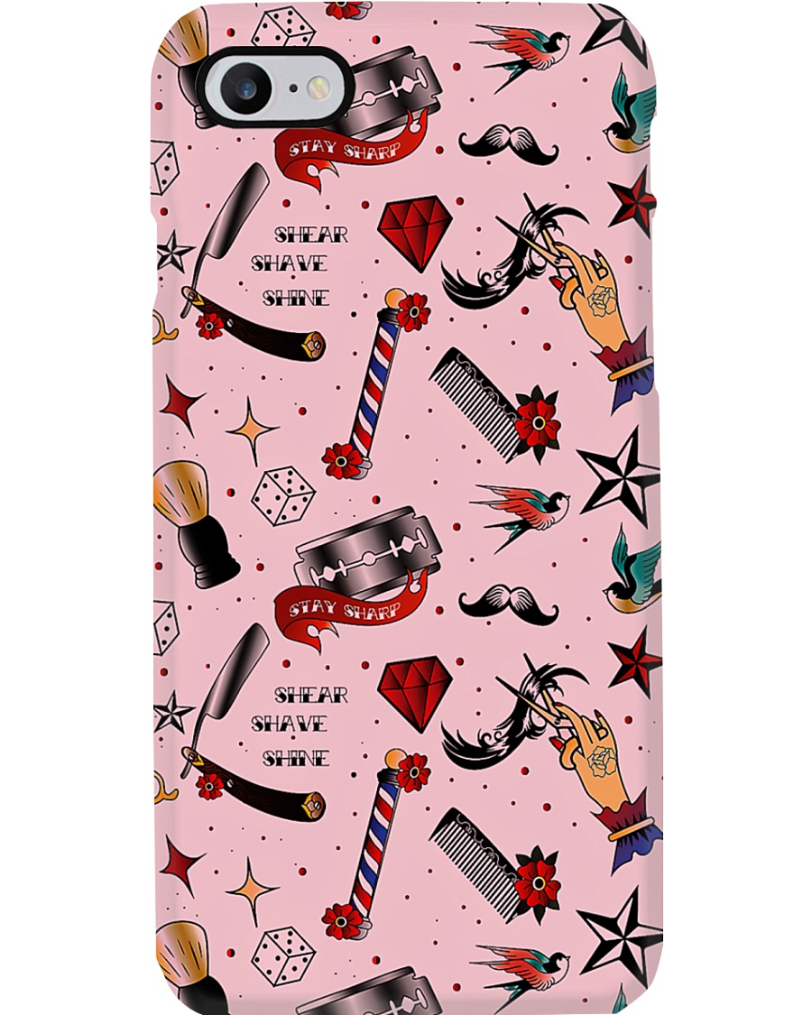 Barber Tools Hairdresser Phone Case