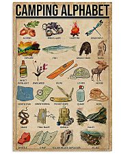 Camping Alphabet 11x17 Poster front