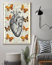 Butterflies Heart Anatomy Cardiologist 11x17 Poster lifestyle-poster-1