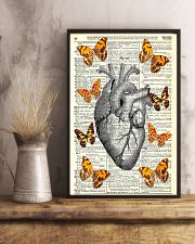 Butterflies Heart Anatomy Cardiologist 11x17 Poster lifestyle-poster-3