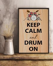 Drummer Keep Calm And Drum On 11x17 Poster lifestyle-poster-3