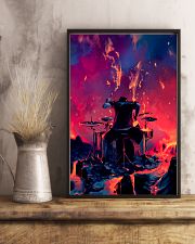 Drummer in fire 11x17 Poster lifestyle-poster-3