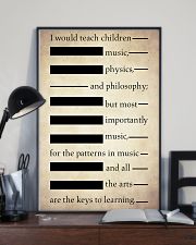 I Would Teach Children Music Physics Philosophy 11x17 Poster lifestyle-poster-2